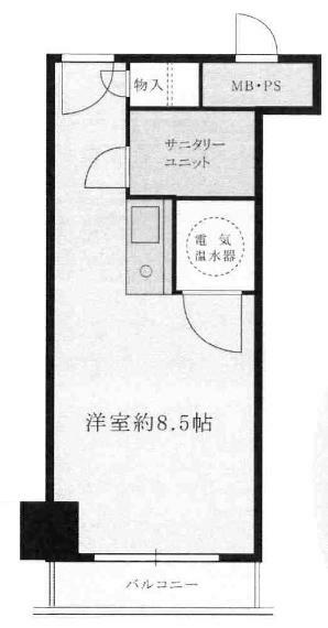 オリエント新大阪アーバンライフ(1R) 11階の間取り図