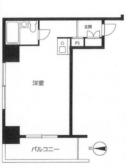 プラザ中野(1R) 9階の内観