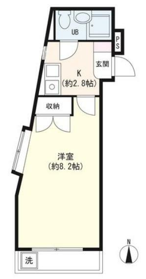 22.05m2/南西角部屋