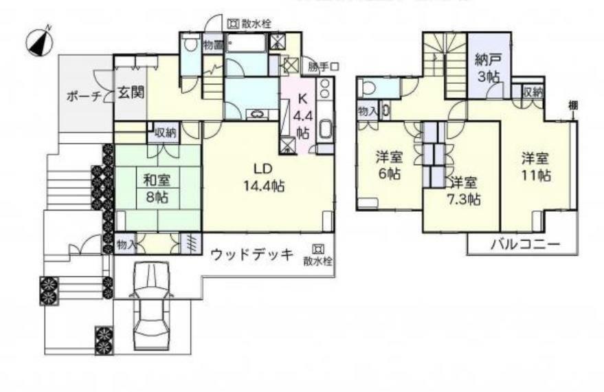 都会の喧騒を離れ森林浴を楽しめます。