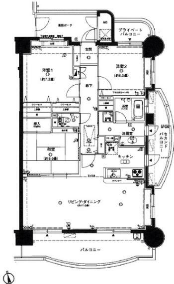 開放的な角部屋！　眺望良好な高層階!!