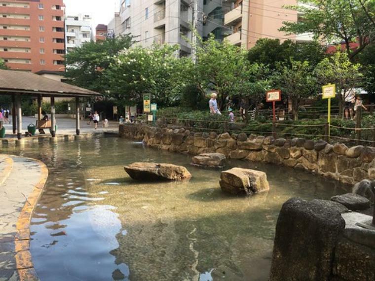 【公園】渋谷区立広尾公園じゃぶじゃぶ池まで161m