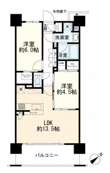 間取図　2LDK