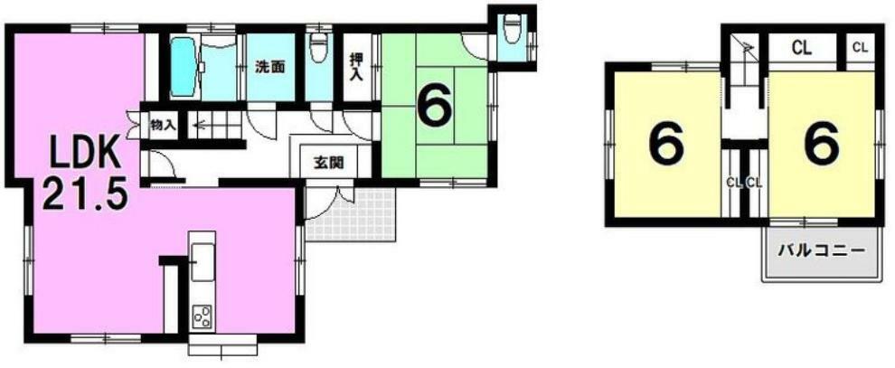 鹿児島市西陵7丁目(3LDK)の内観