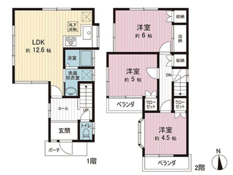 間取図です。図面と異なる場合は現況を優先させていただきます。