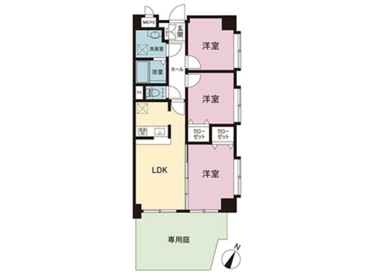 間取図です。図面と異なる場合は現況を優先させていただきます。