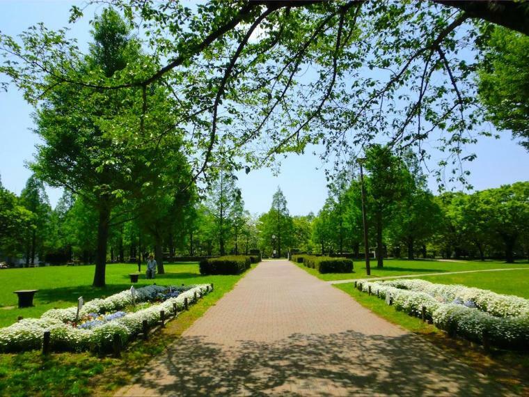 マンション隣接している『亀戸中央公園』テニスコートや芝生広場などあり、春には桜がきれいです。