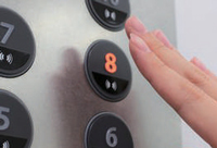 エレベーター 非接触ボタン「エアータップ」