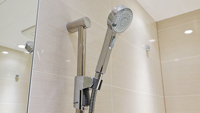 水流タイプを4段階に調節できるグローエ社製シャワーヘッド。