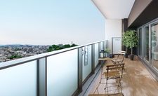 Balcony　※現地10階相当からの眺望（2020年3月撮影）を合成したもので実際とは異なります