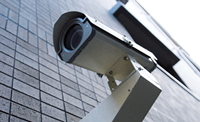 安全を見守る監視カメラを設置